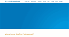 Desktop Screenshot of jobsiteprofessional.com